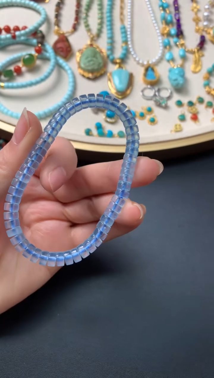 【闪购商品】海蓝宝石手串未镶嵌Z97|899