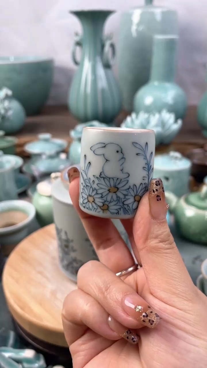 【闪购商品】特价福利 微瑕 慧仙青瓷