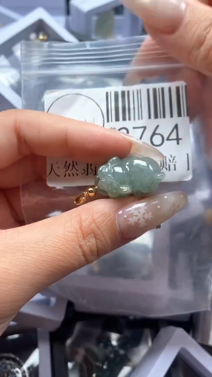 颈饰未镶嵌翡翠2764