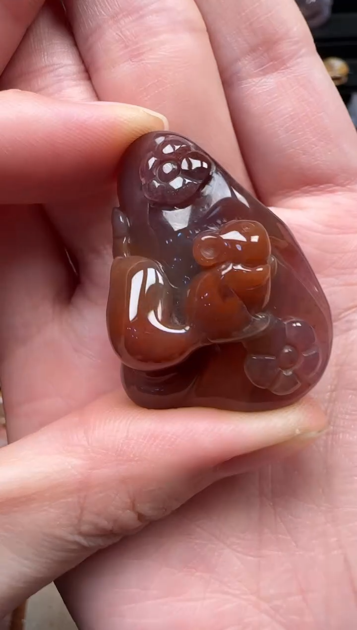 颈饰未镶嵌硅化珊瑚（珊瑚玉）176