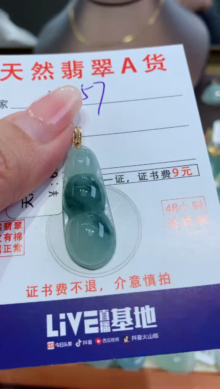 【闪购商品】翡翠颈饰未镶嵌天然翡翠A货挂件