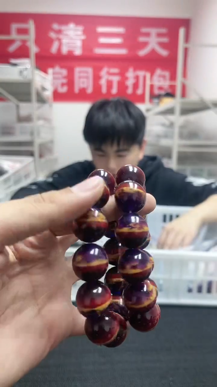 【闪购商品】硅化珊瑚手链未镶嵌精美手串43