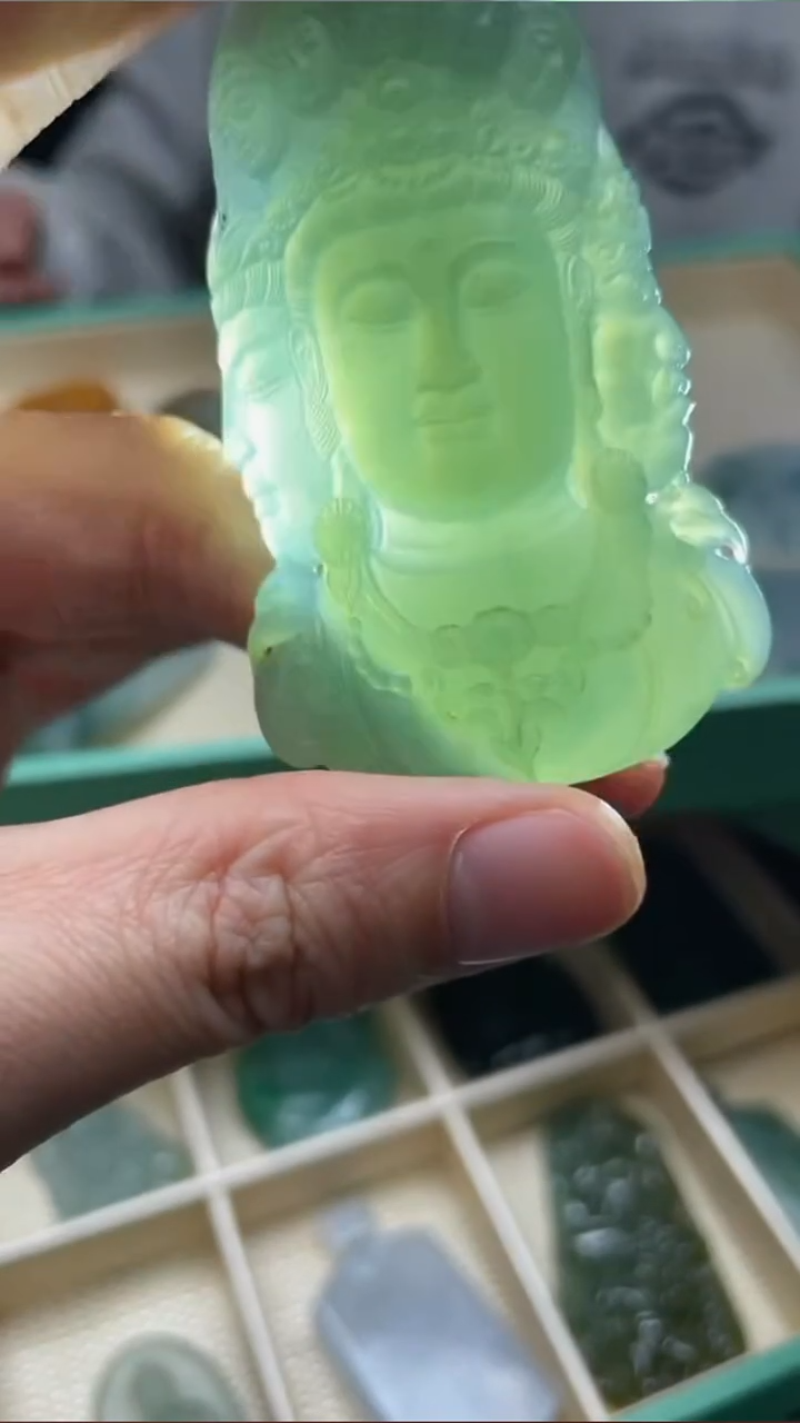 【闪购商品】定制翡翠未镶嵌毛货-不退不换-