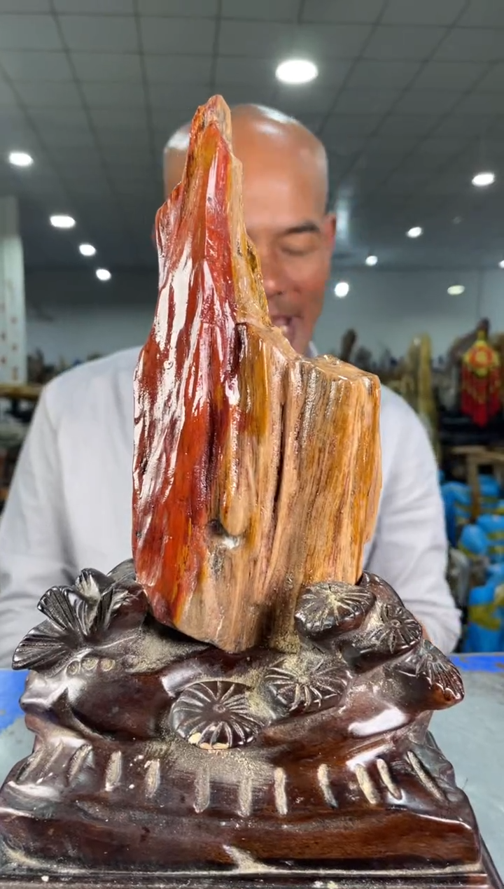 【闪购商品】硅化玉摆件未镶嵌75