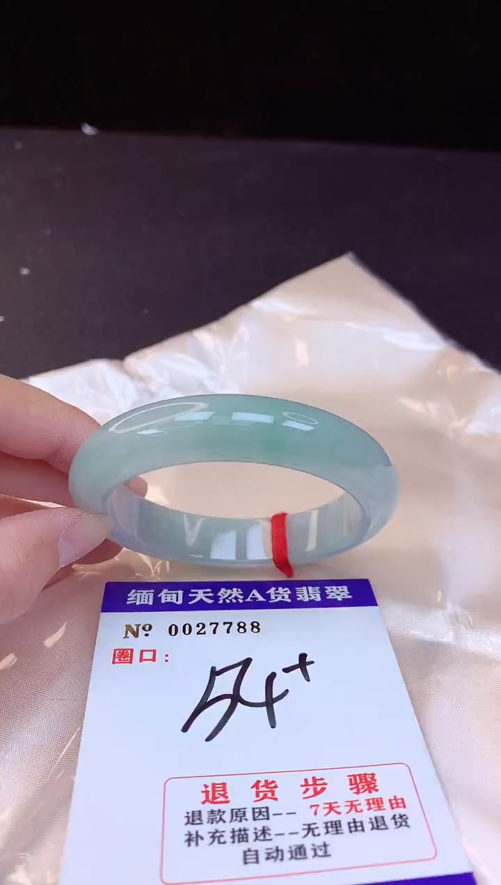 【闪购商品】翡翠手镯未镶嵌54+