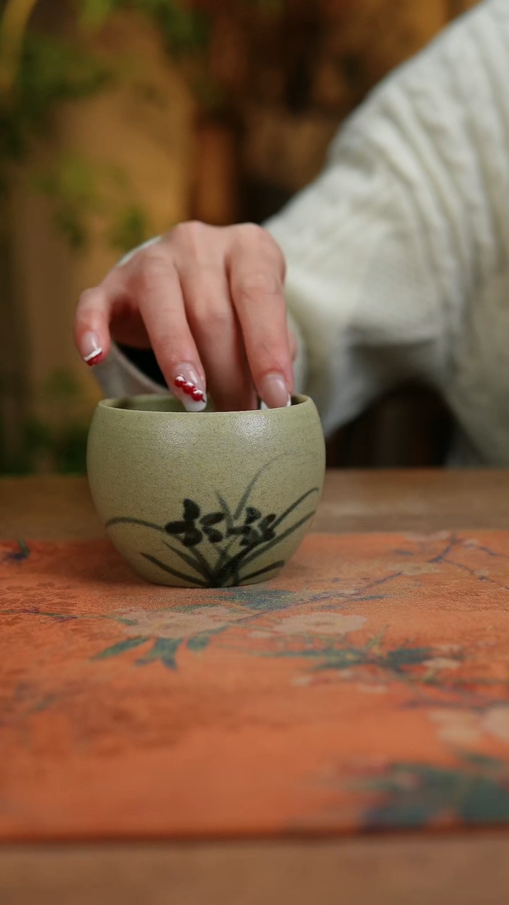 【闪购商品】瓷片1888景德镇手工手绘釉下彩高温瓷