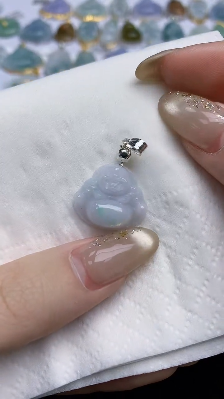 【闪购商品】翡翠颈饰未镶嵌天然A货翡翠 