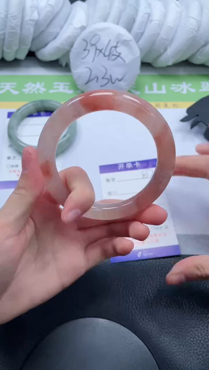 【闪购商品】石英质玉手镯未镶嵌A187-60+