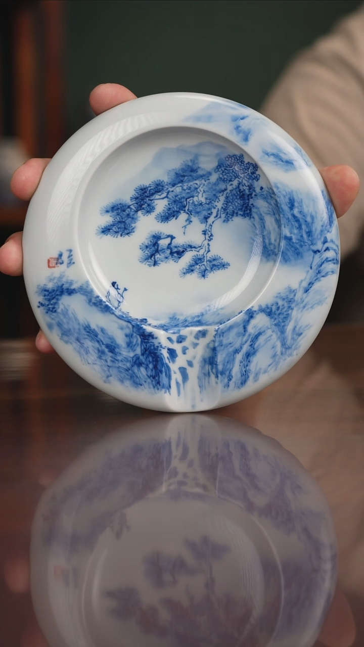 晓月窑青花高端茶具