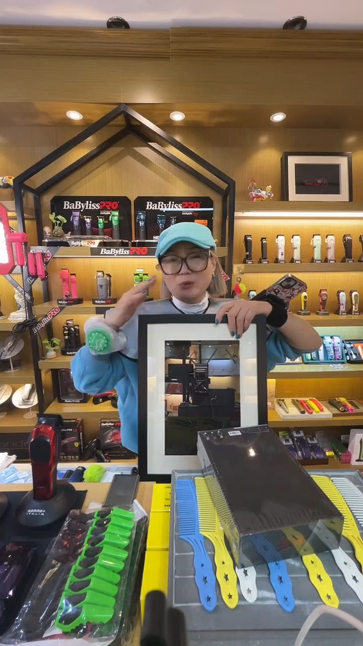 圆头款阿可美手推剪-银色