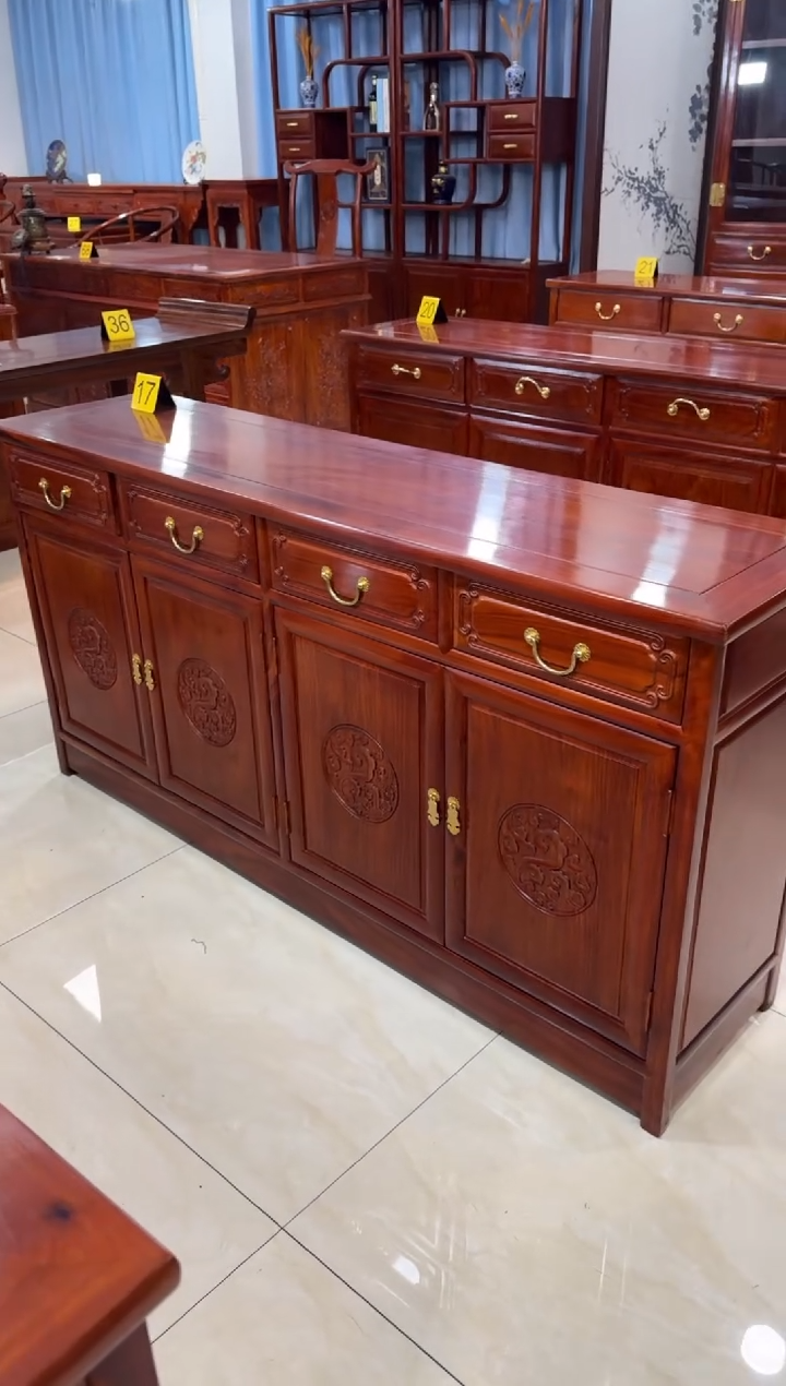 花梨木类柜类家具158*40*80餐边柜刺猬紫檀