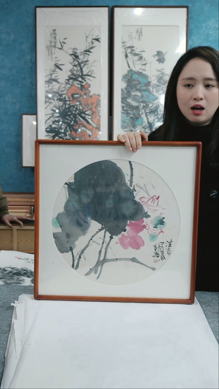 【闪购商品】国画50*50本土老师花鸟