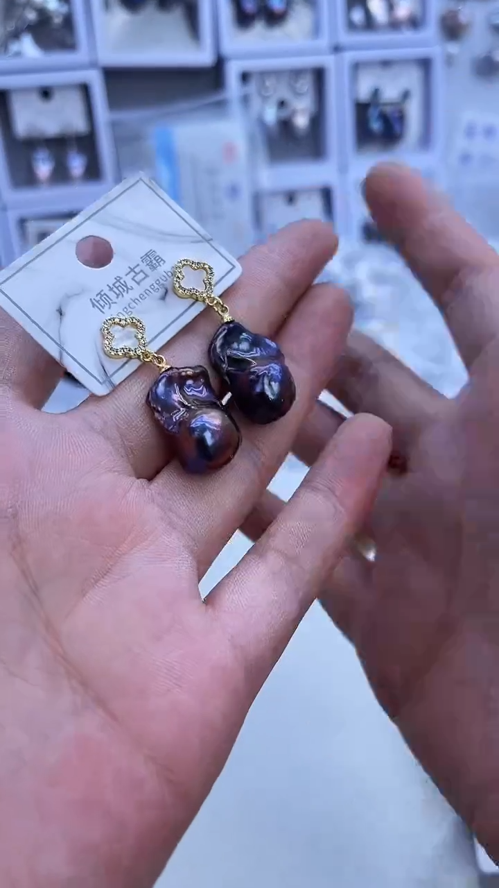 【闪购商品】淡水珍珠耳饰未镶嵌839