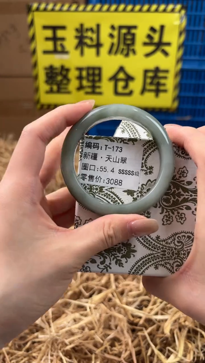 未镶嵌手镯石英质玉T-173