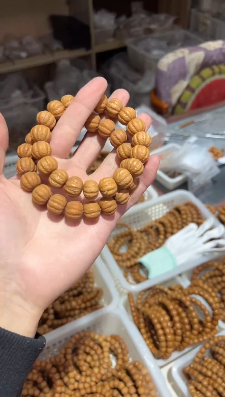 【闪购商品】猴头核桃手串肉实棱微瑕