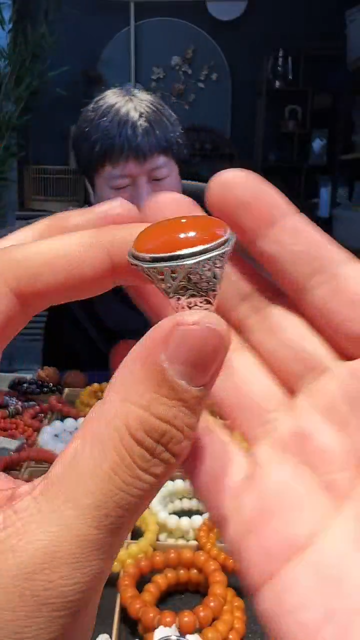 【闪购商品】南红玛瑙吊坠(不含链)银S925镶嵌挂件