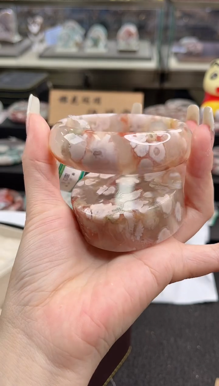 未镶嵌手镯石英质玉62圈口（赠品镯心）S9829