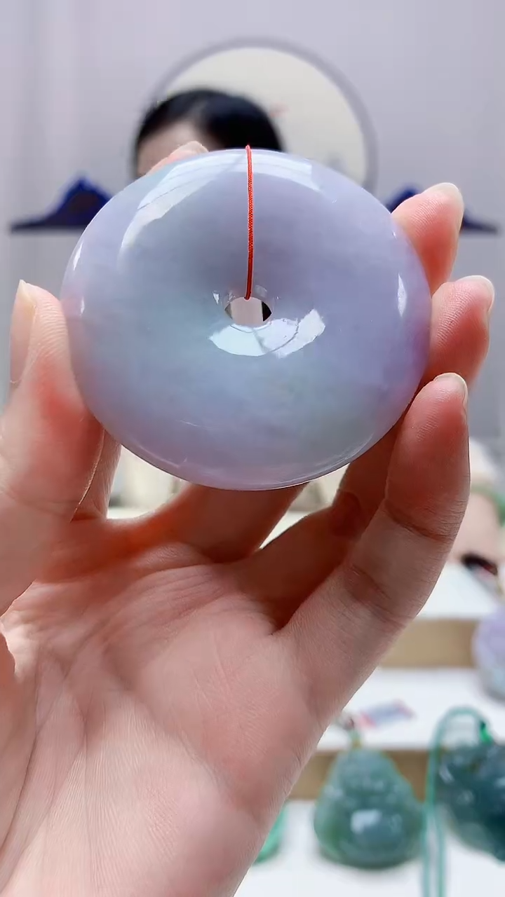 未镶嵌定制翡翠4852zm-毛货挂件扣子9