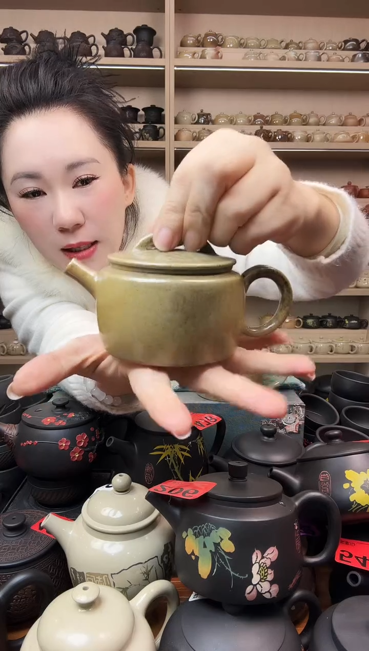 壶瑕疵无礼盒 573 柴烧壶  