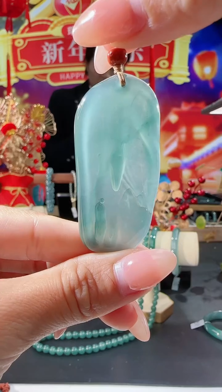 【闪购商品】翡翠吊坠(不含链)未镶嵌悟道