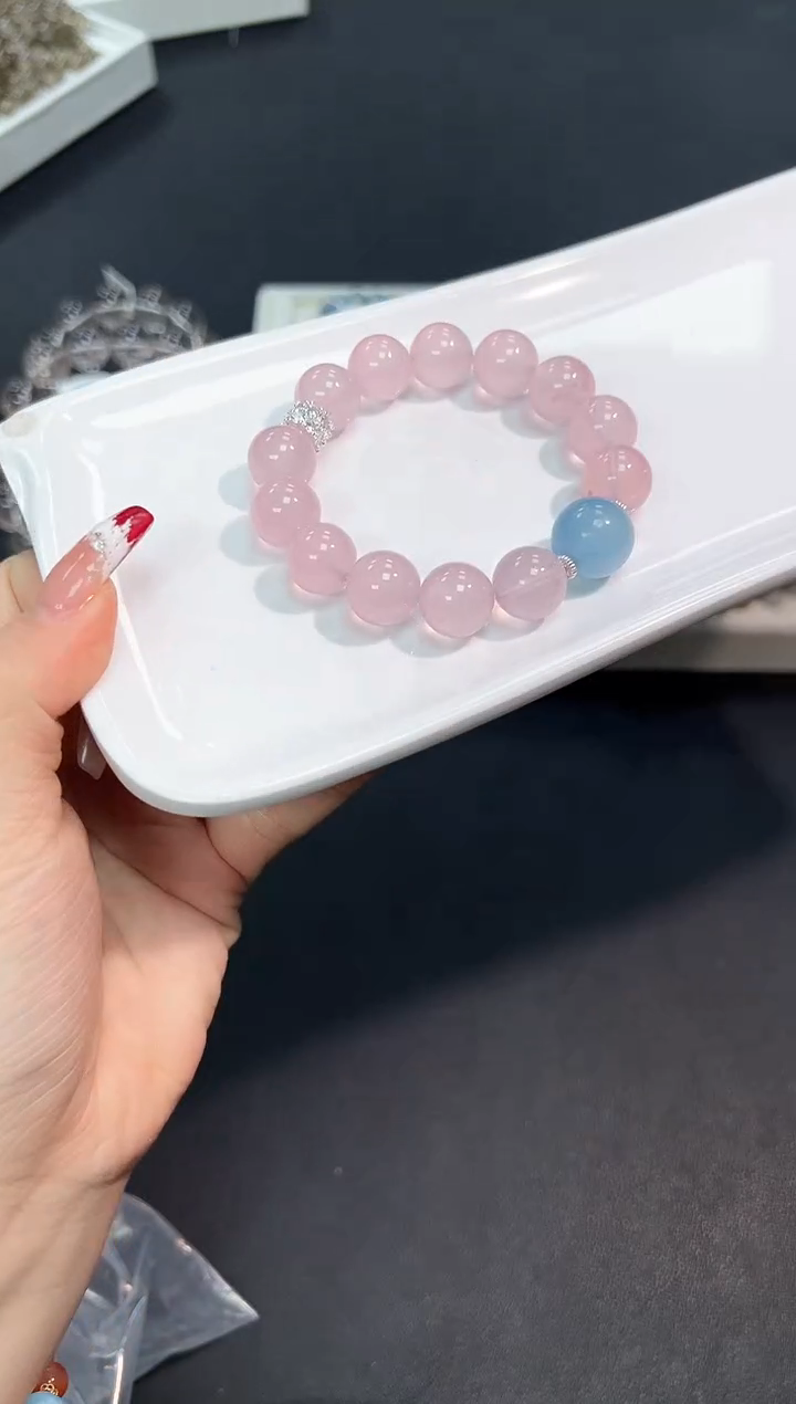 【闪购商品】水晶手串未镶嵌72e多样性发其一/1条默认微瑕