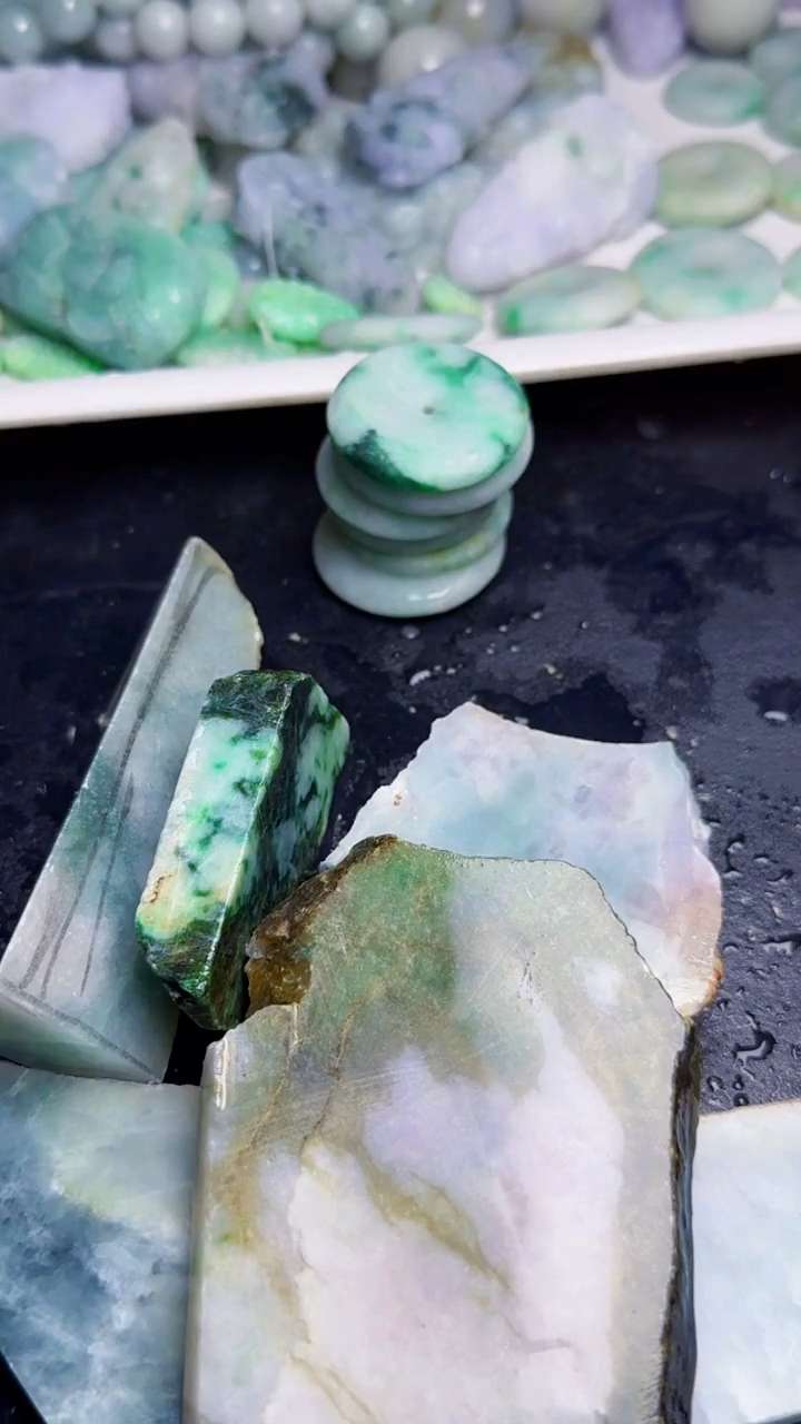 颈饰未镶嵌翡翠老*164