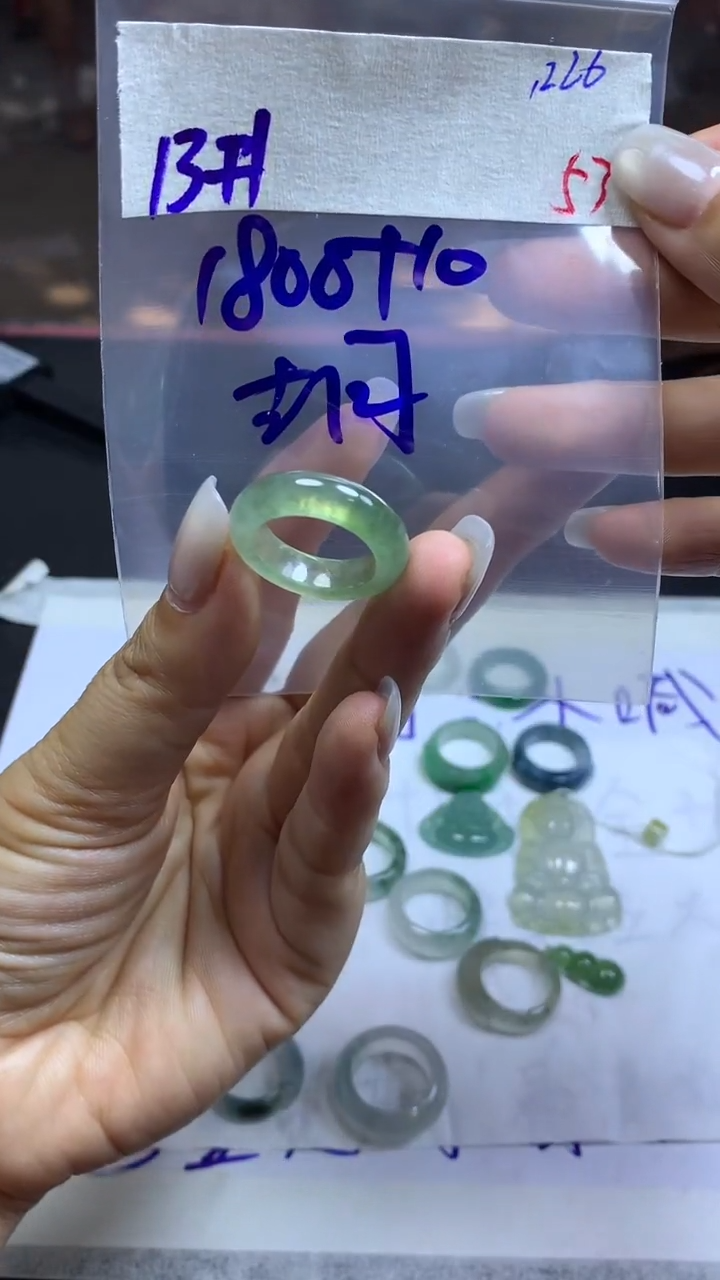 未镶嵌定制翡翠古*毛货需精细抛光拍一发一