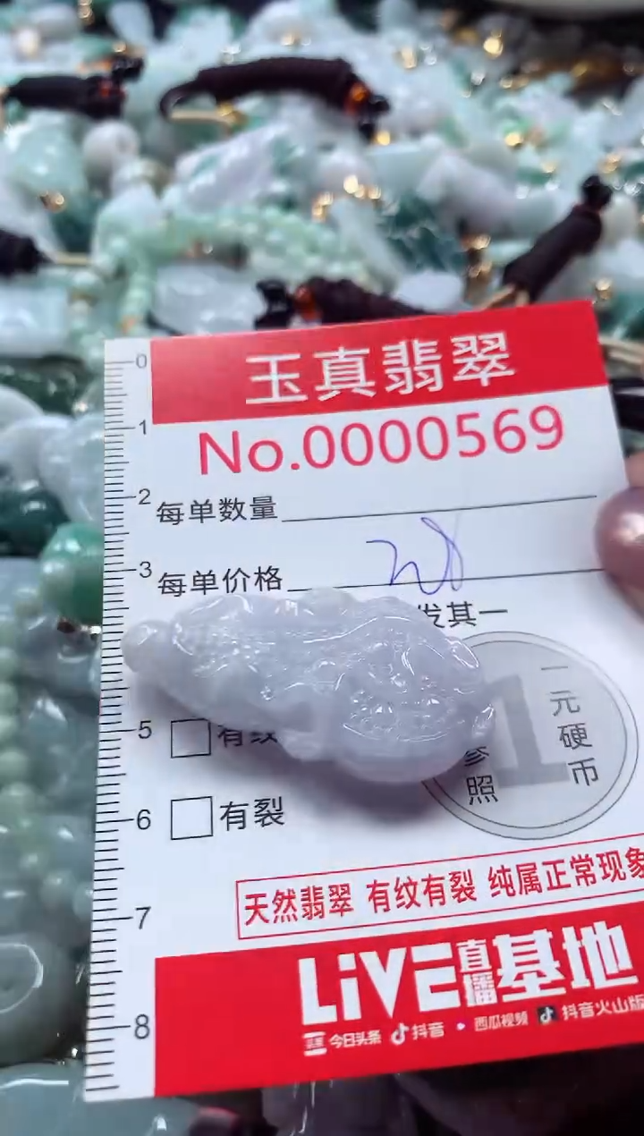 吊坠(不含链)未镶嵌翡翠0569