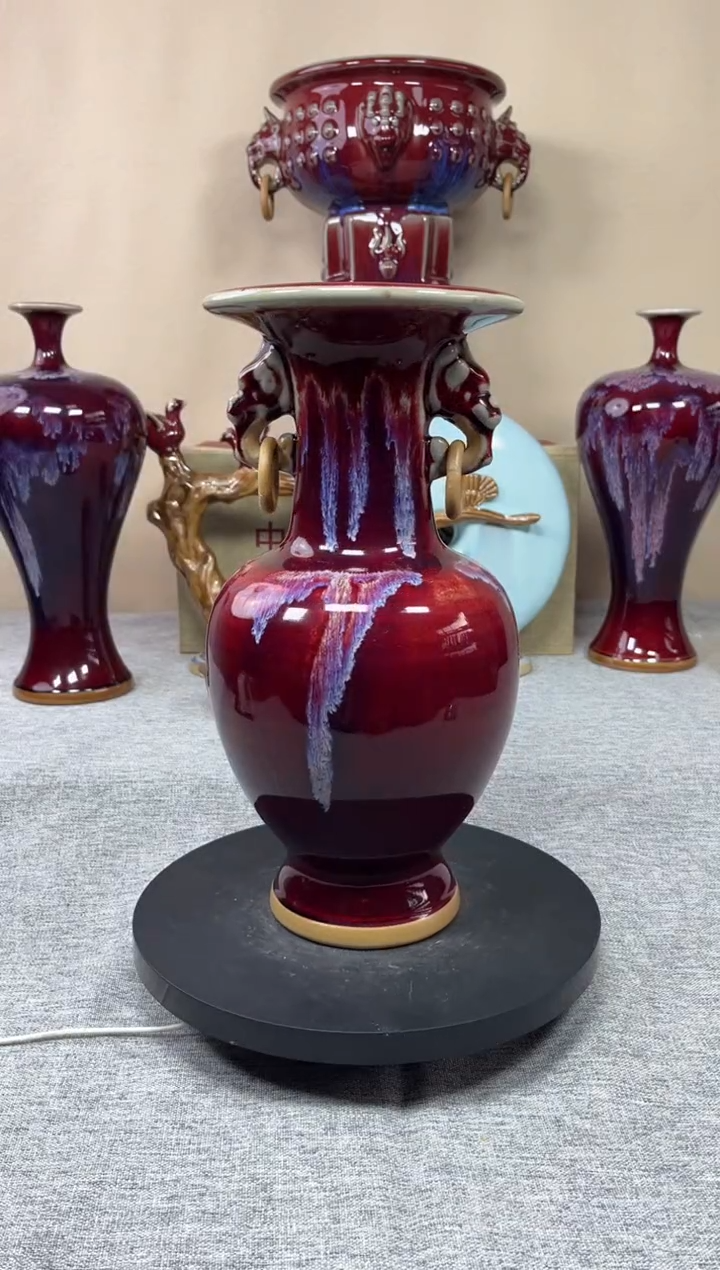 摆件神垕钧瓷收藏工艺品