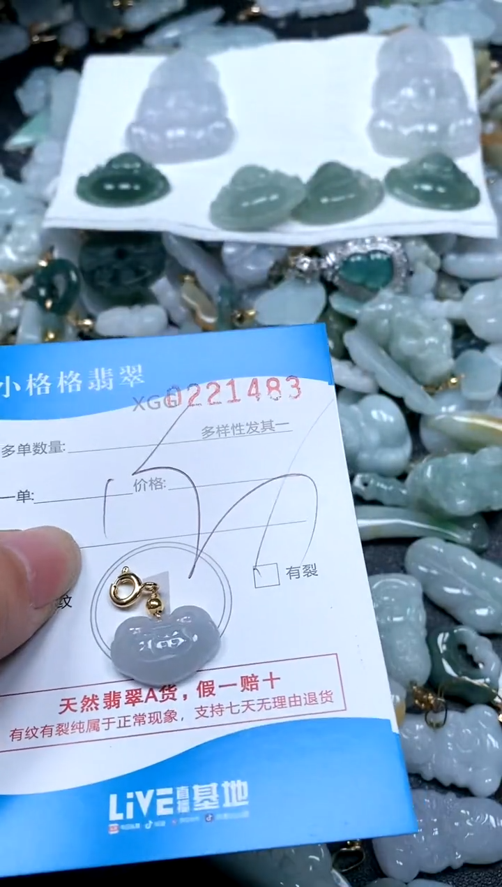 【闪购商品】翡翠颈饰未镶嵌闪购商品0221483