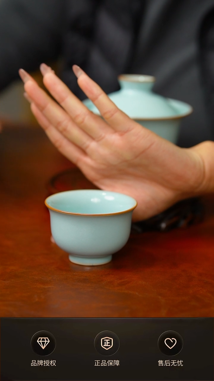 一级铜口小压手杯 礼盒
