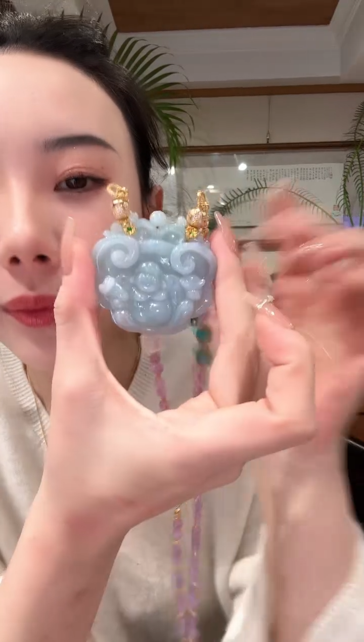 【闪购商品】翡翠颈饰未镶嵌国风