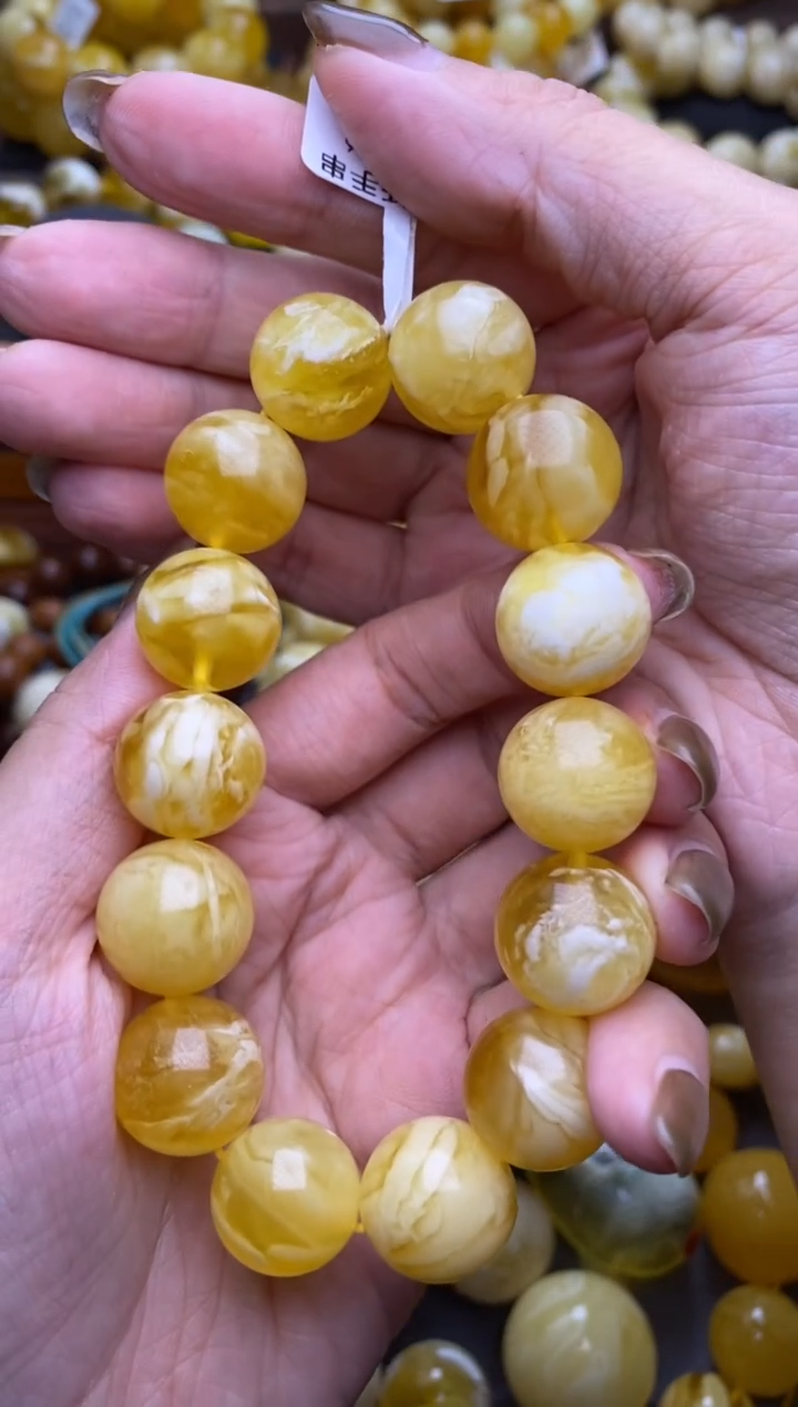 【闪购商品】琥珀裸石未镶嵌大小姐珠宝严选149