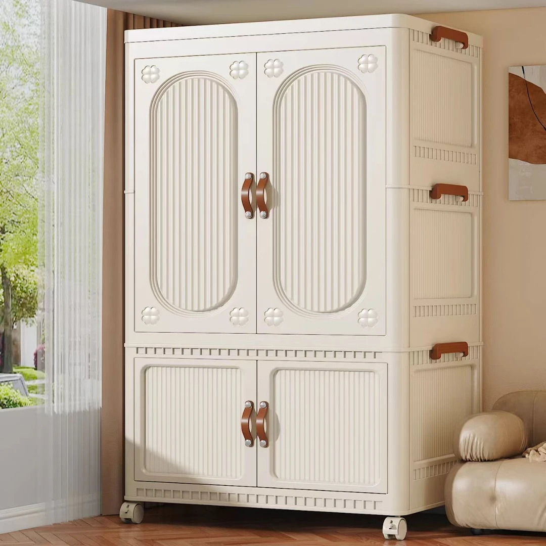 衣柜卧室家用家居整理收纳用品出租房必备神器收纳柜储物柜多层
