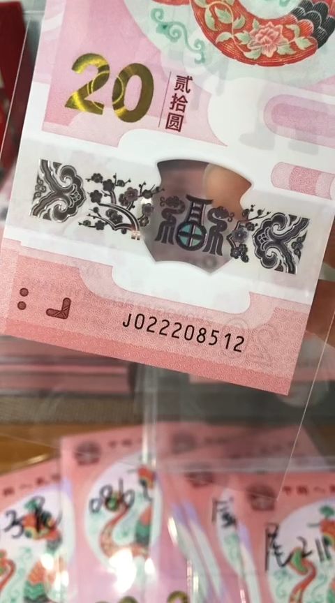 【闪购商品】塑料2025年蛇钞J022208512 单张