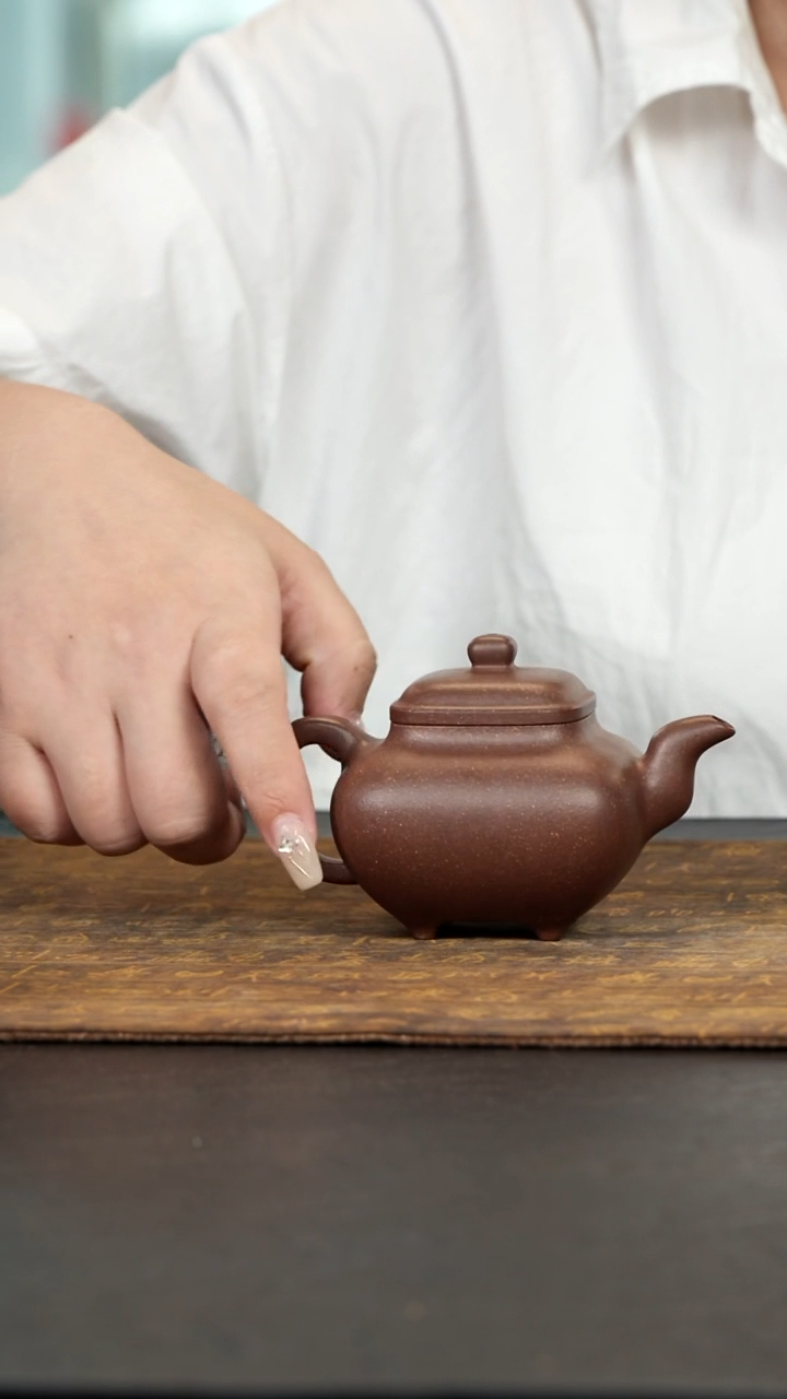 茶壶紫砂天青泥传炉150cc