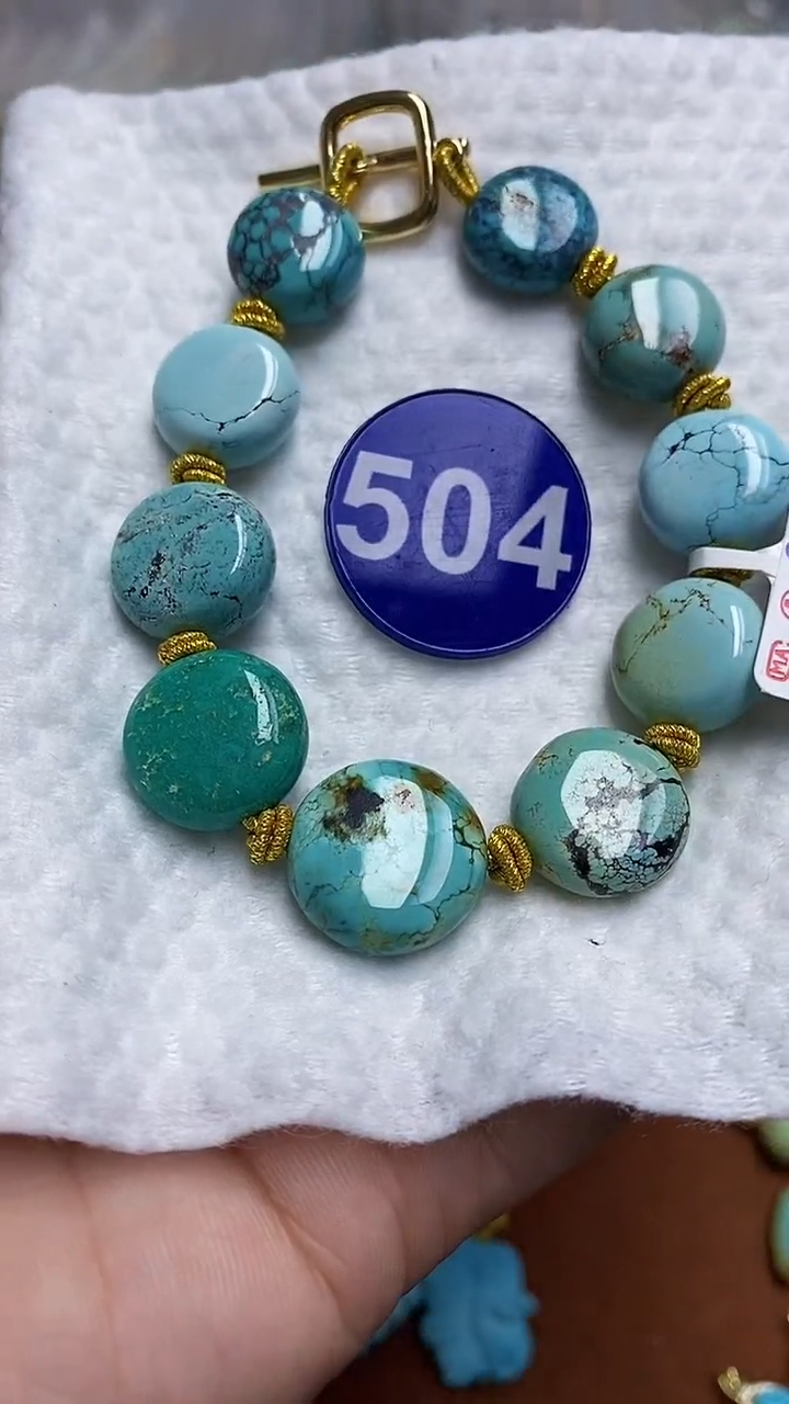 【闪购商品】绿松石手链未镶嵌504