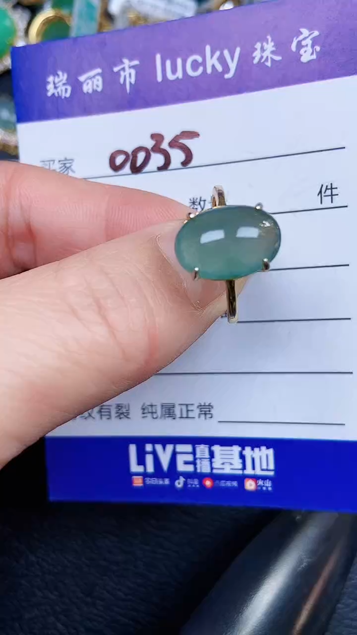 颈饰银S925镶嵌翡翠0035