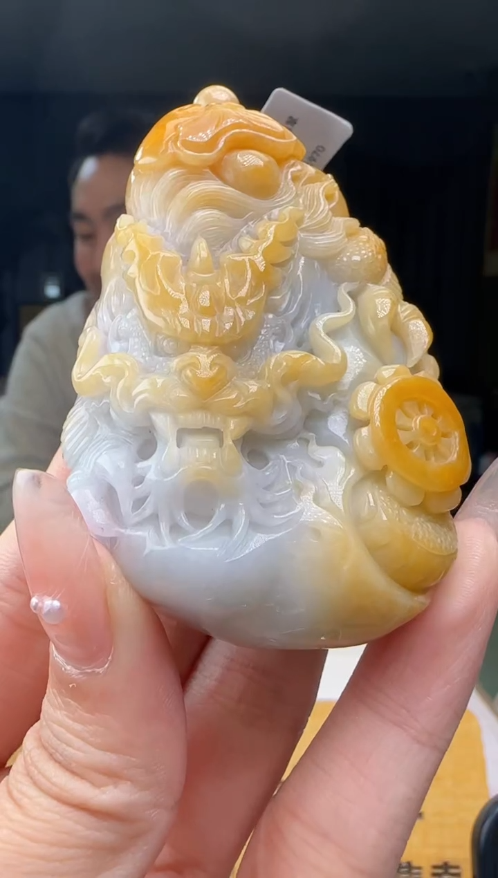 【闪购商品】翡翠把件未镶嵌MM@@960Q3J11970