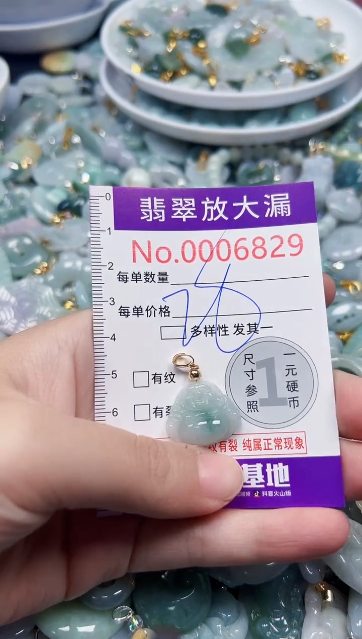 颈饰未镶嵌翡翠6829