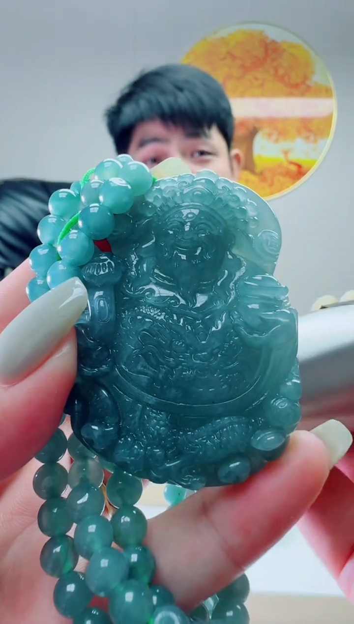 翡翠未镶嵌颈饰多样性随机发其一