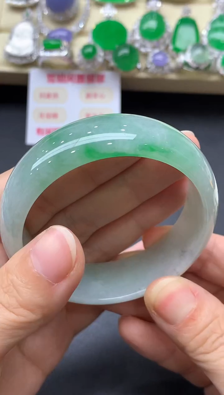 未镶嵌手镯翡翠391-中国好珍宝