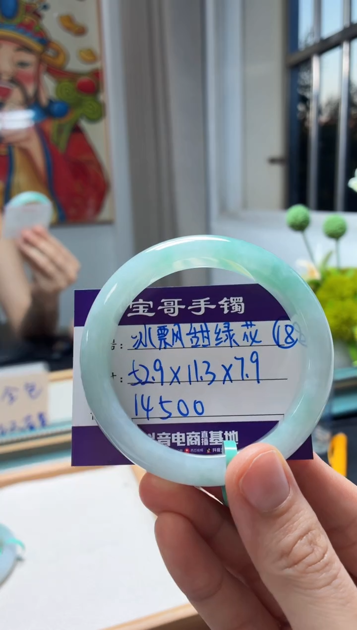未镶嵌手镯翡翠翡翠手镯18号