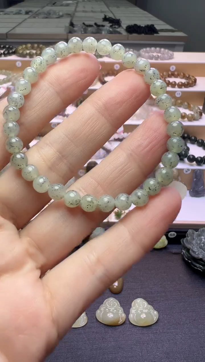 颈饰未镶嵌和田玉245号链接包容卡5mm