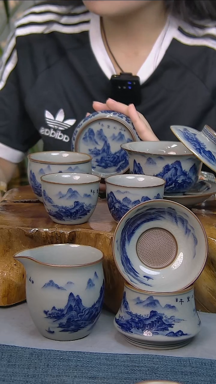 7件套陶瓷茶具家用简装系列