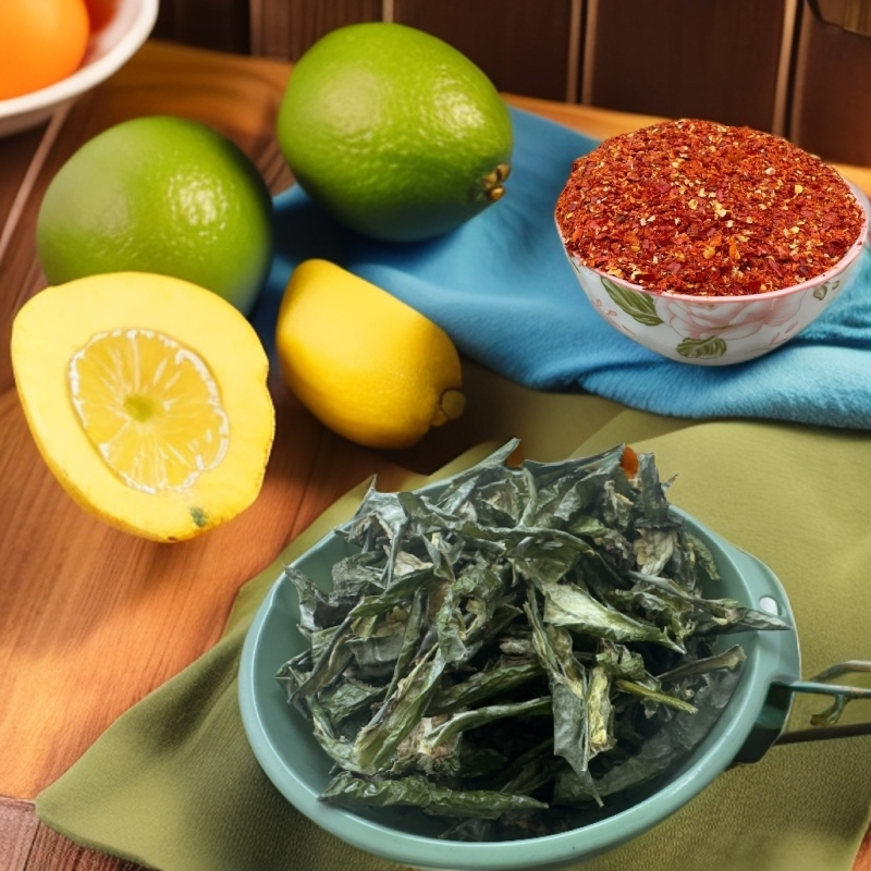 《李农心》专属延边特产龙井市德新《辣椒粉》+《青辣椒干》+《茄子干》