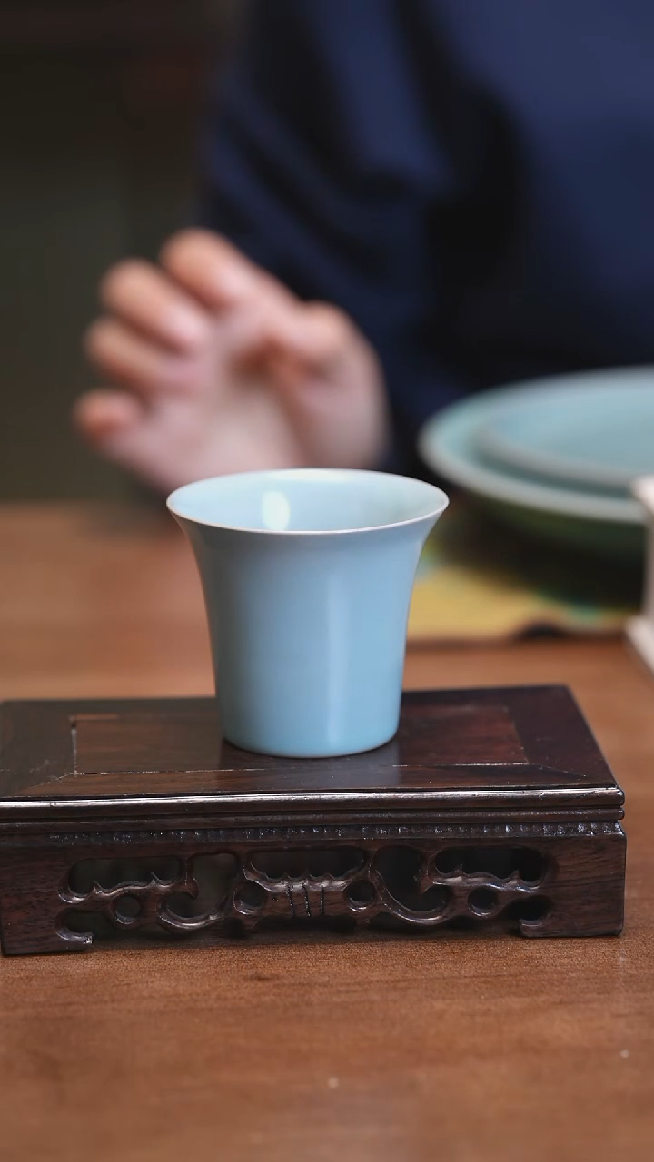 【闪购商品】Y宝丰宋官窑原产地汝瓷闻香杯