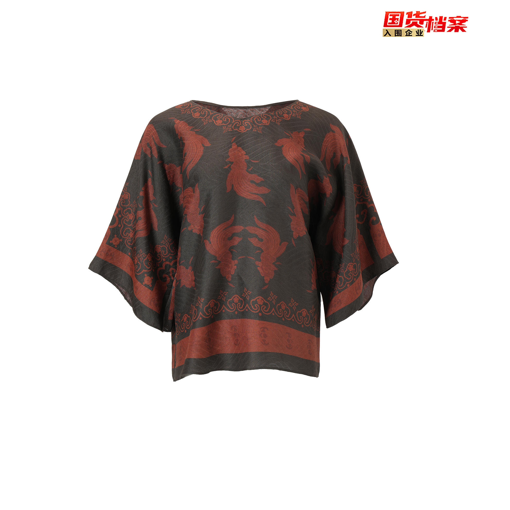 【万象有衣】黄金纱-多金有余-原创设计师款上衣-7054