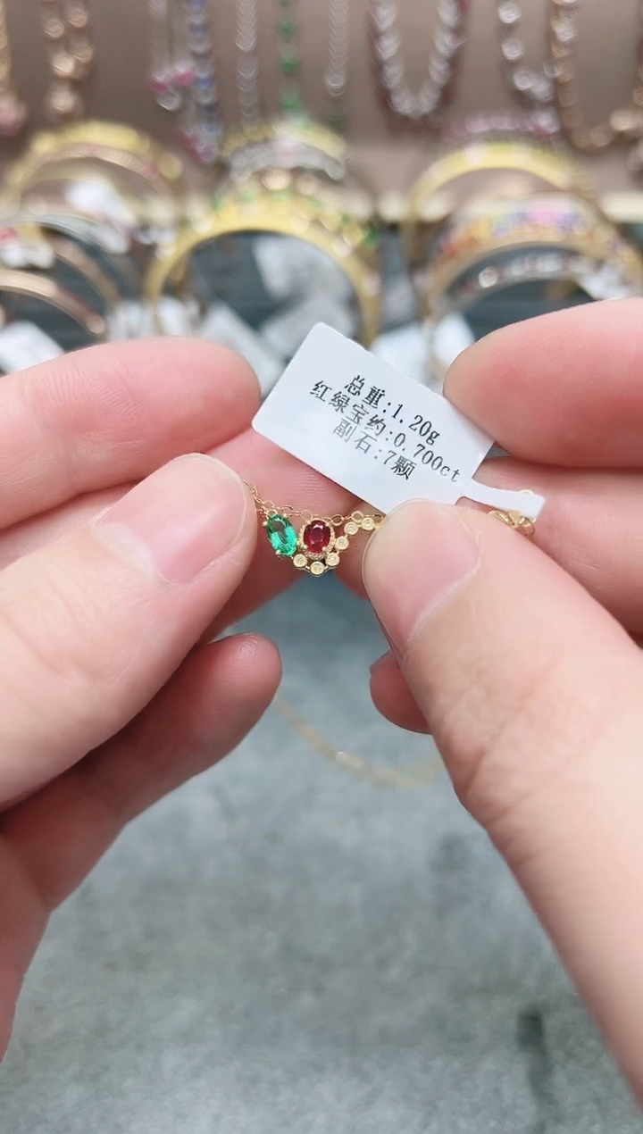 【闪购商品】红宝石项链18K金镶嵌.