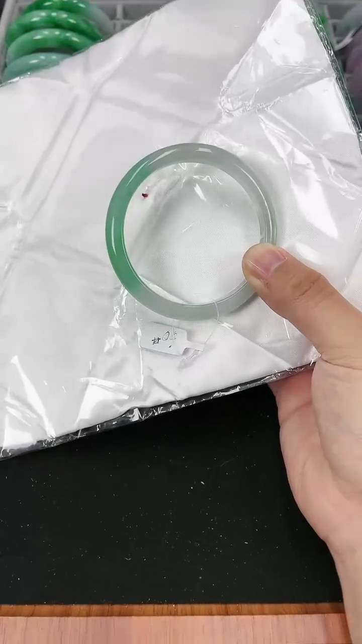 【闪购商品】砖雕s120 阳春白雪手镯 圈口60